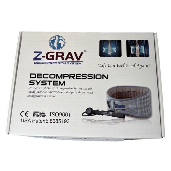 Z-Grav Spinal Decompression System Lumbar Belt For Back Pain Relief Size Large - Picture 1 of 12